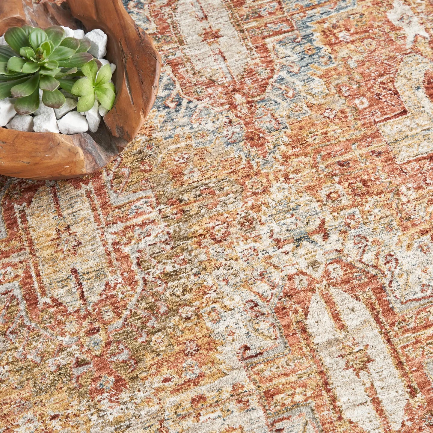 Sahar SHR01 Rust Rug RS