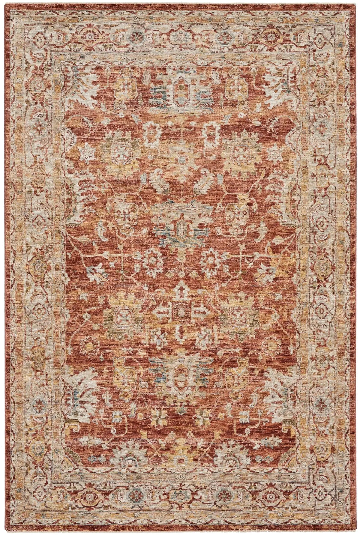P2w Rust Rug Sahar SHR02 Rust Rugs - Buy SHR02 Rust Rugs Buy from The Rug Seller Online