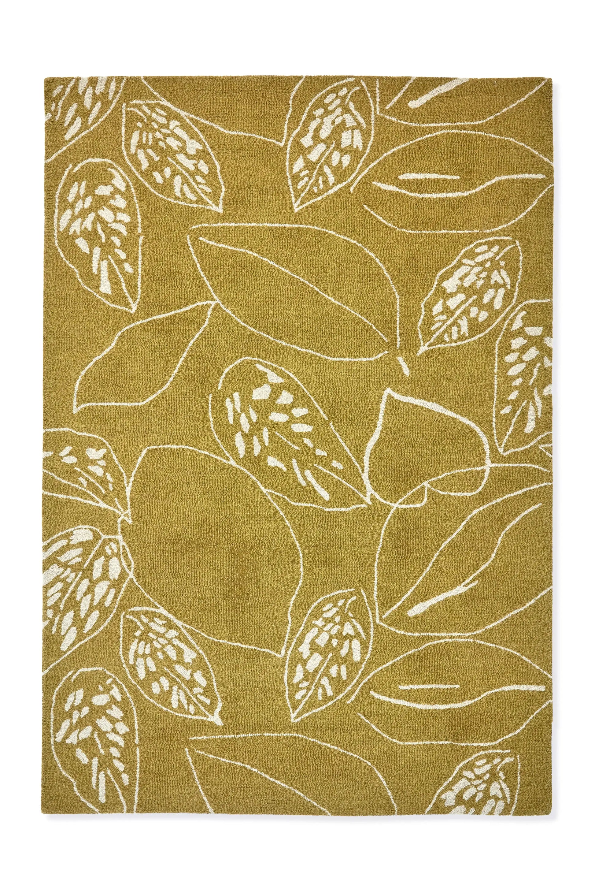 Scion scion screen printed orto lime 125407 Yellow Living Room Geometric Rug.
