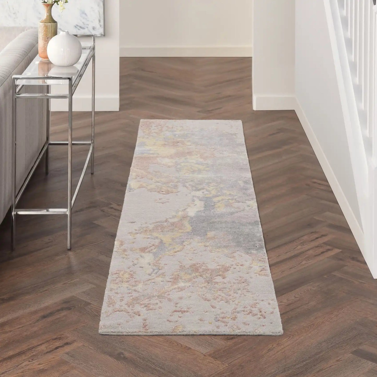 Silk Shadows SHA20 Silver Rug RS