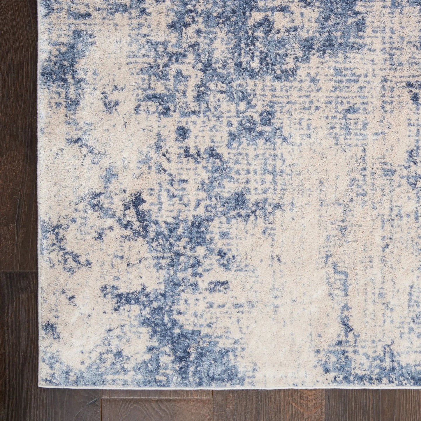 Silky Textures SLY01 Ivory Blue Rug RS