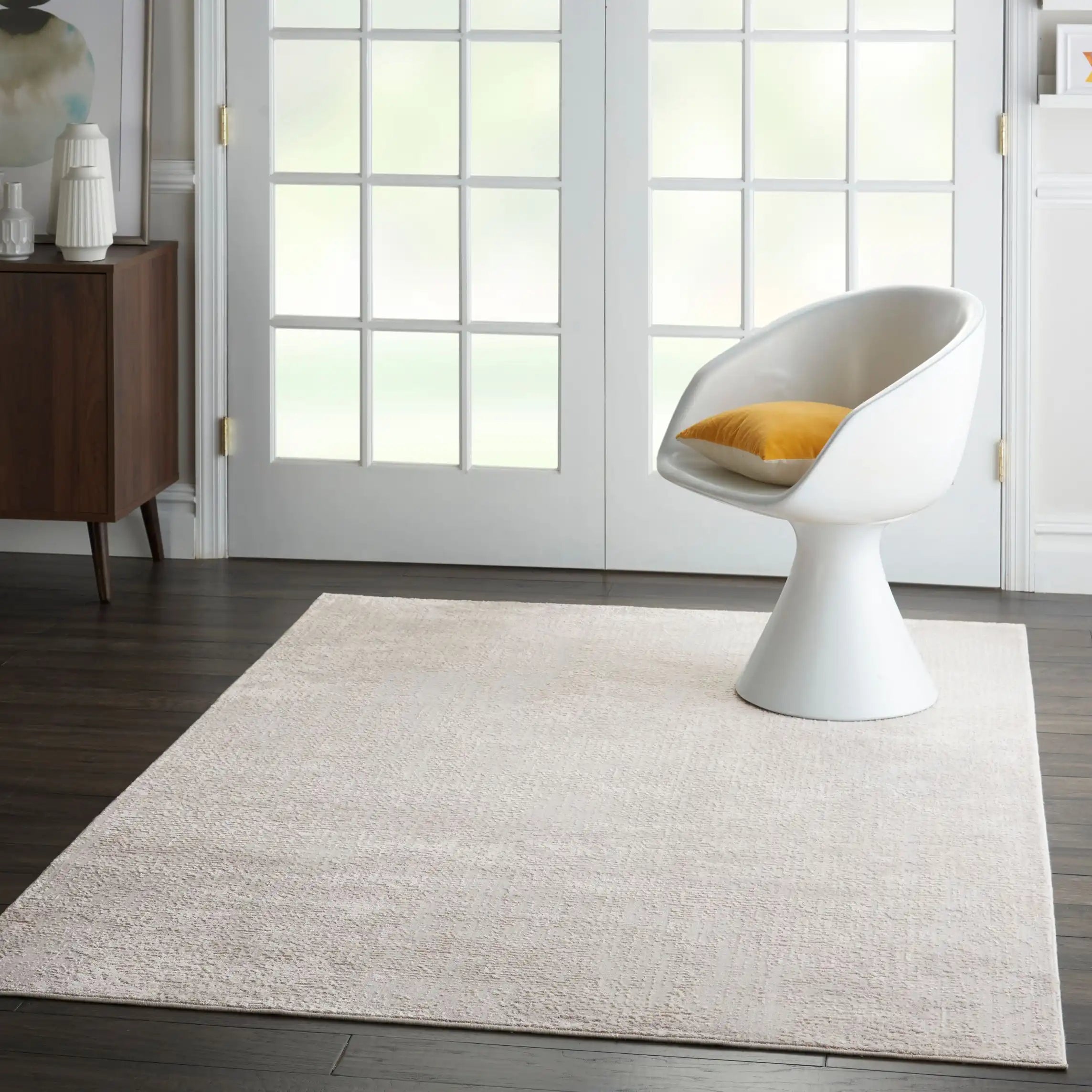 Silky Textures SLY01 Ivory Grey Rugs - Buy SLY01 Ivory Grey Rugs Buy ...