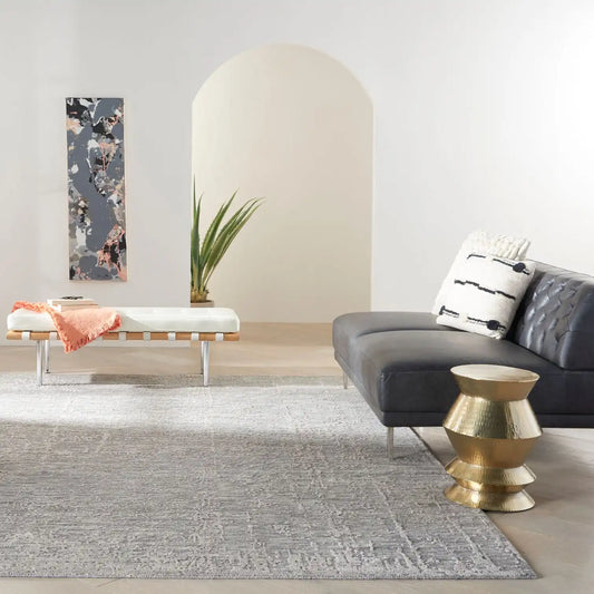 Luna LUN01 Grey Silver Rug RS