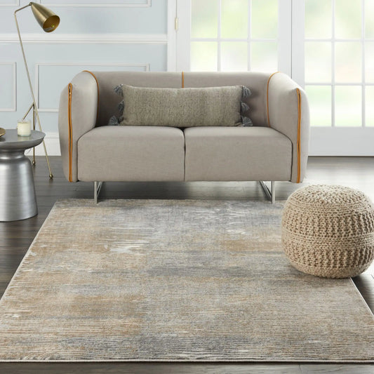 Solace SLA01 Grey Beige Rug RS