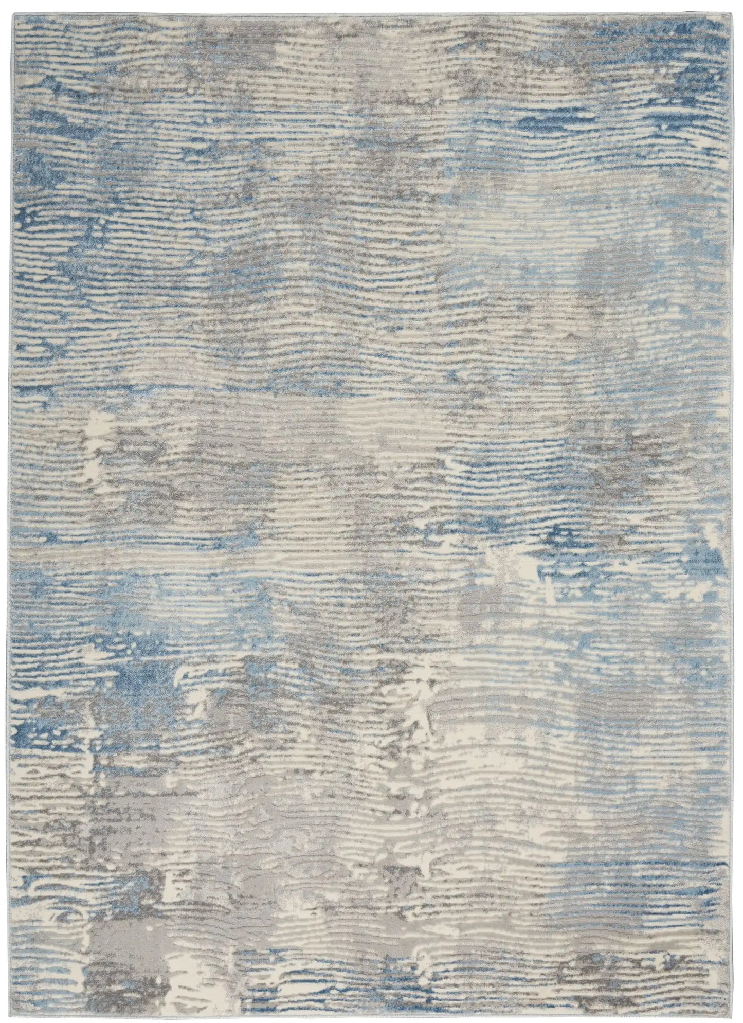 Solace SLA01 Ivory Grey Blue Rug RS