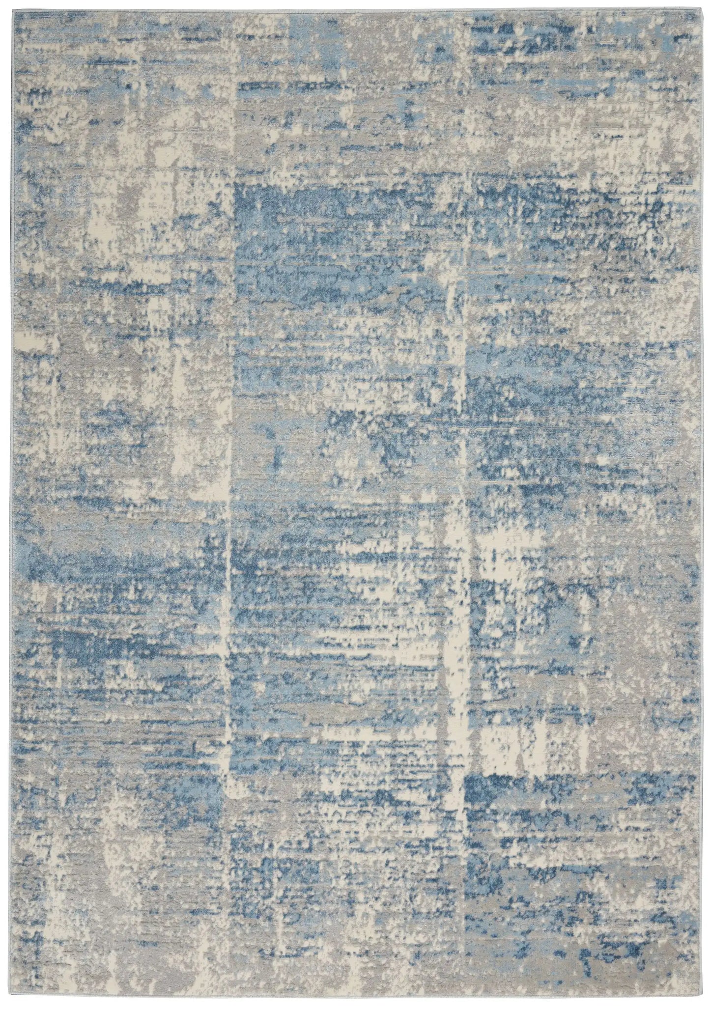 Solace SLA02 Ivory Grey Blue Rug RS