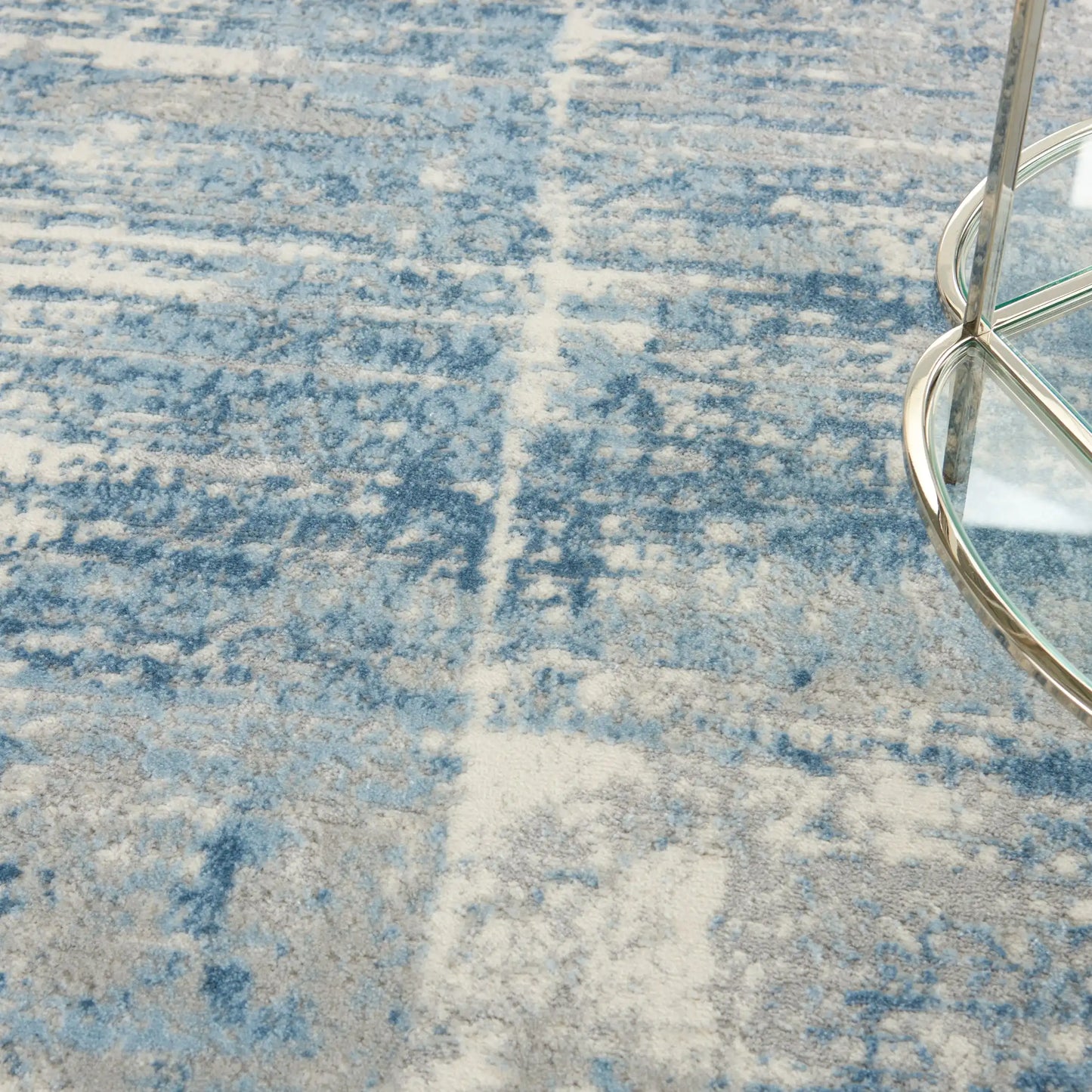 Solace SLA02 Ivory Grey Blue Rug RS