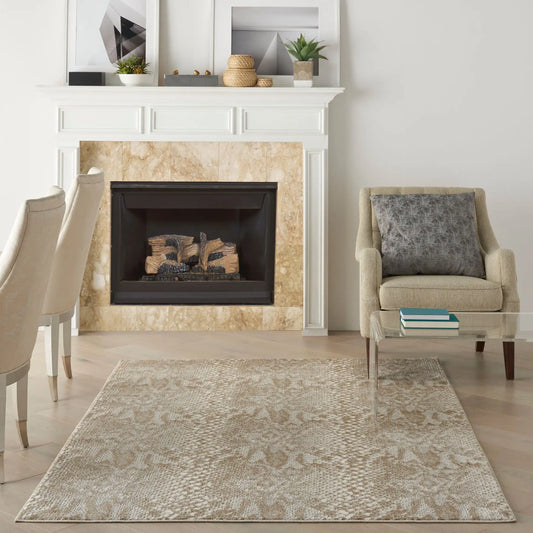 Solace SLA06 Ivory Beige Rug RS