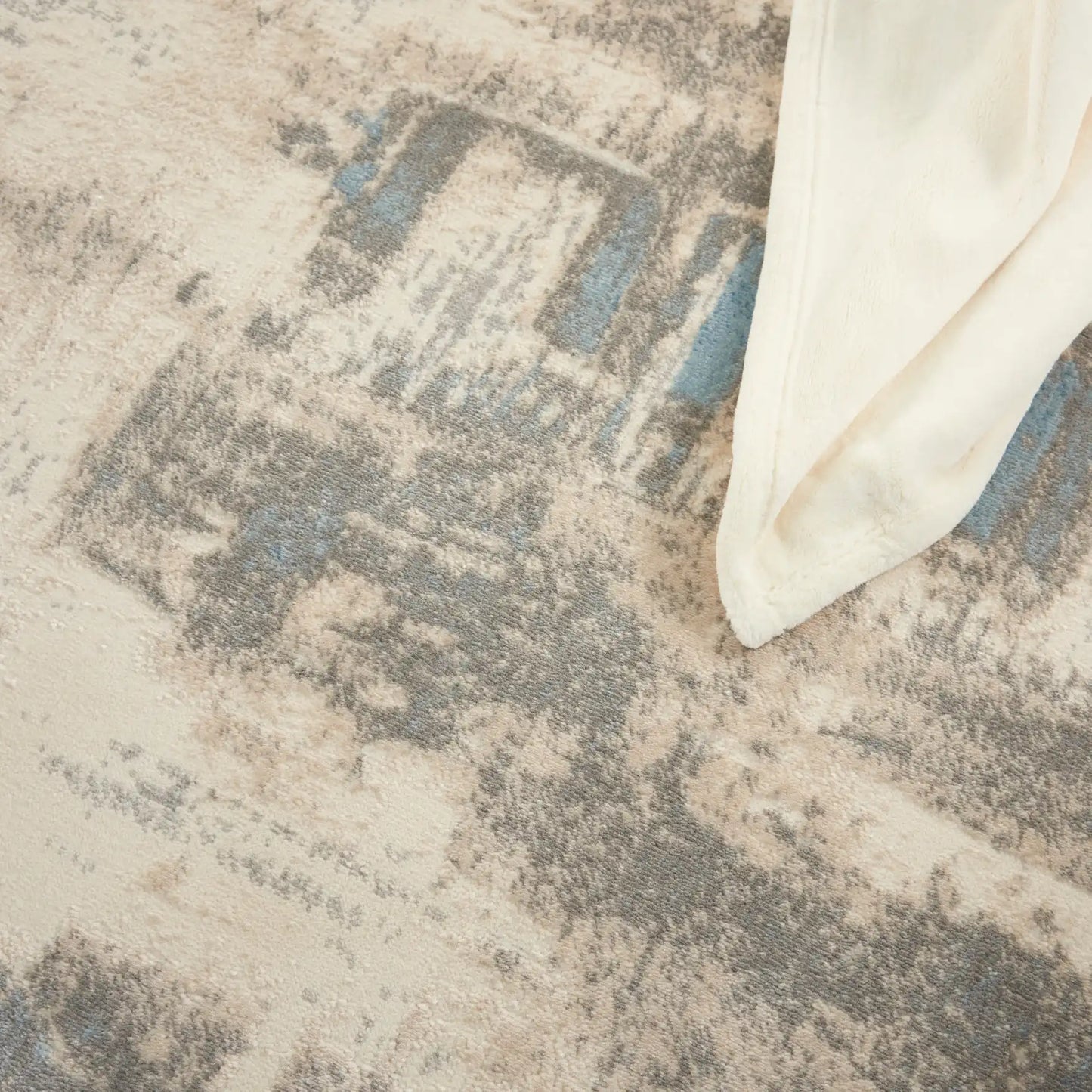 Solace SLA07 Ivory Grey Blue Rug RS