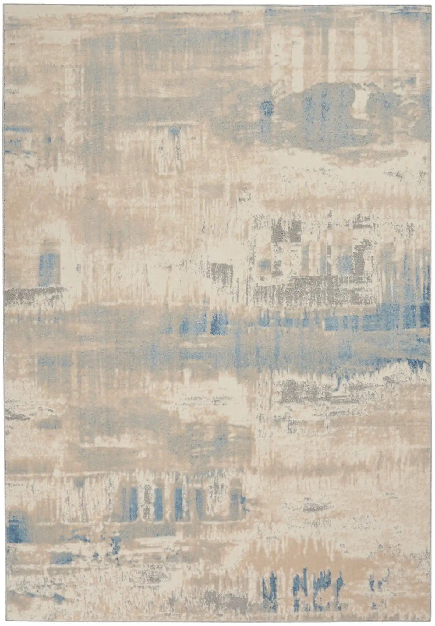 Solace SLA08 Ivory Grey Blue Rug RS