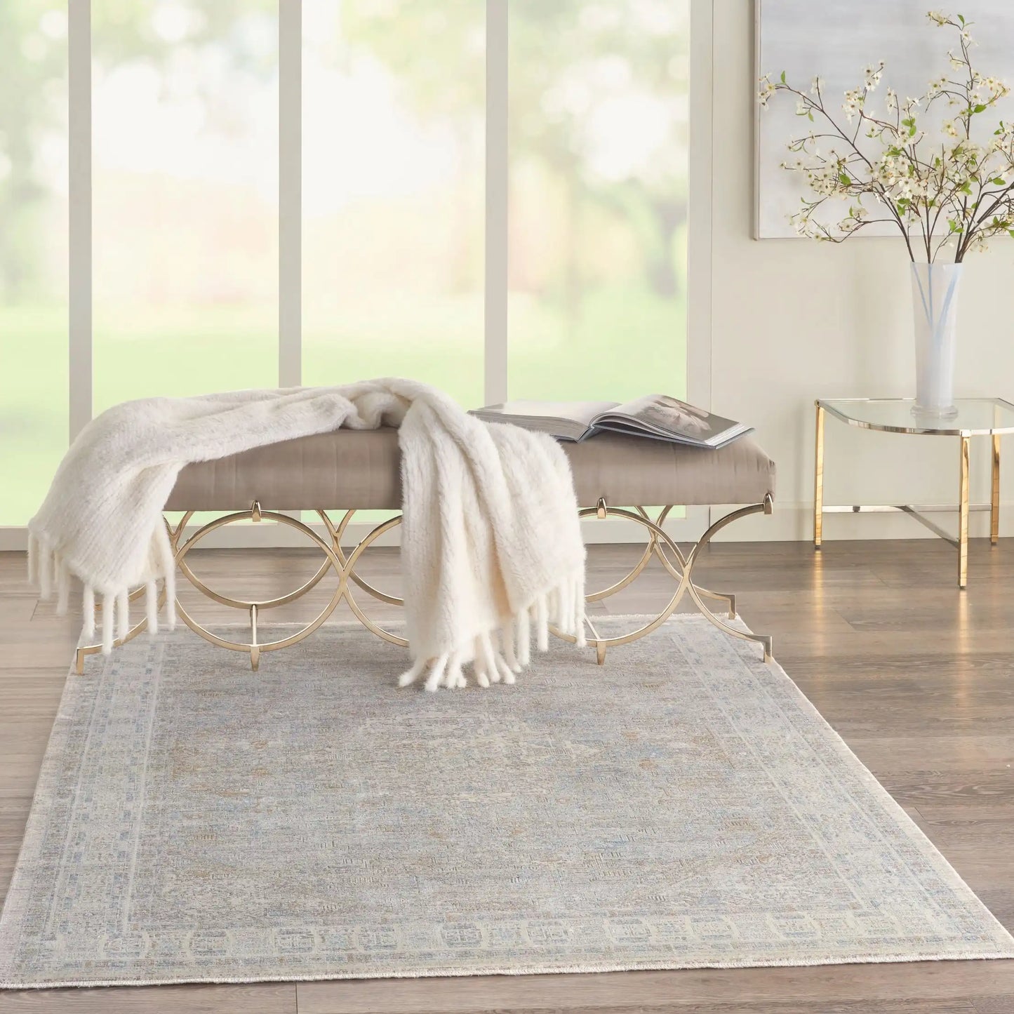 Starry Nights STN02 Cream Grey Rug RS