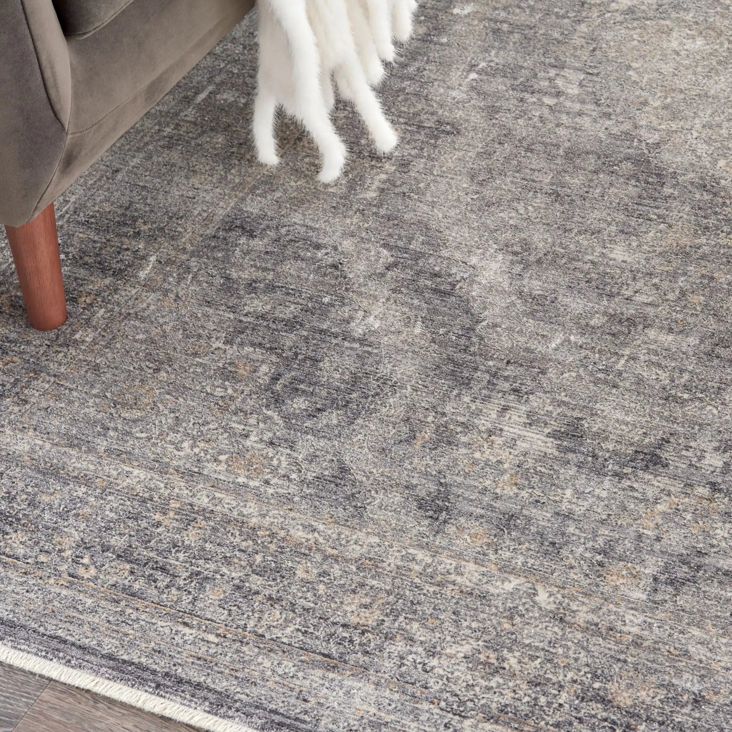 Starry Nights STN05 Charcoal Cream Rug RS