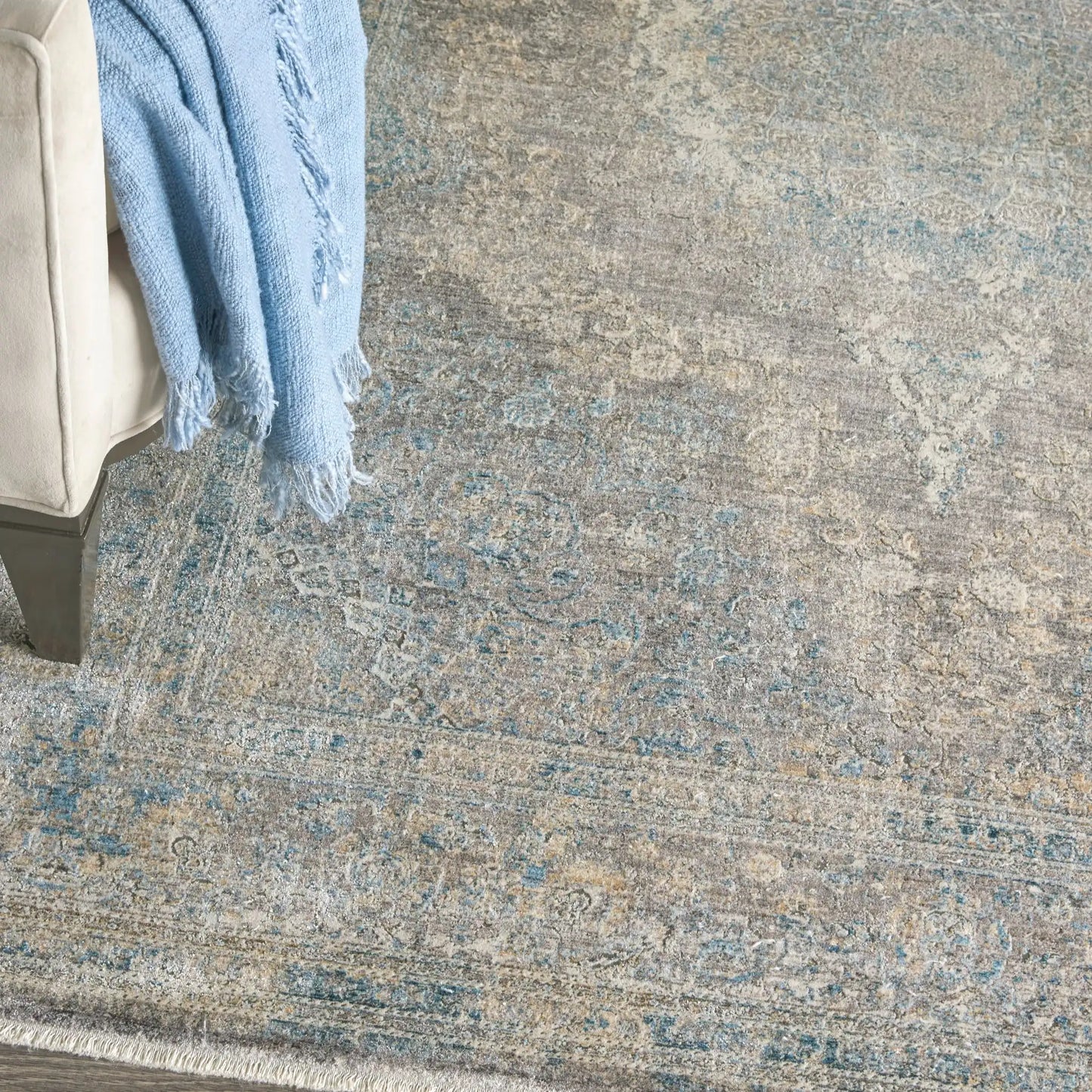 Starry Nights STN06 Cream Blue Rug RS