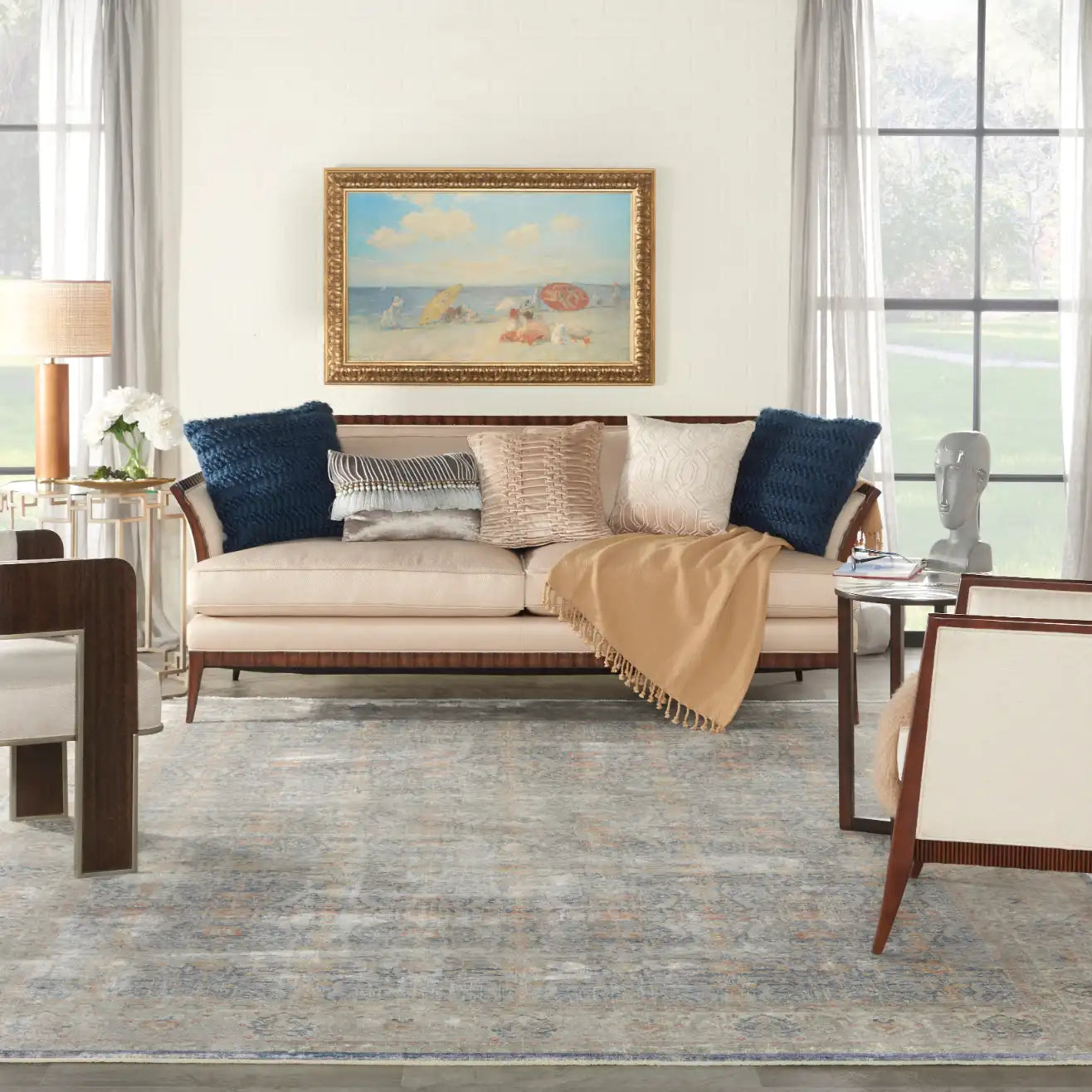 Starry Nights STN08 Light Blue Rug RS