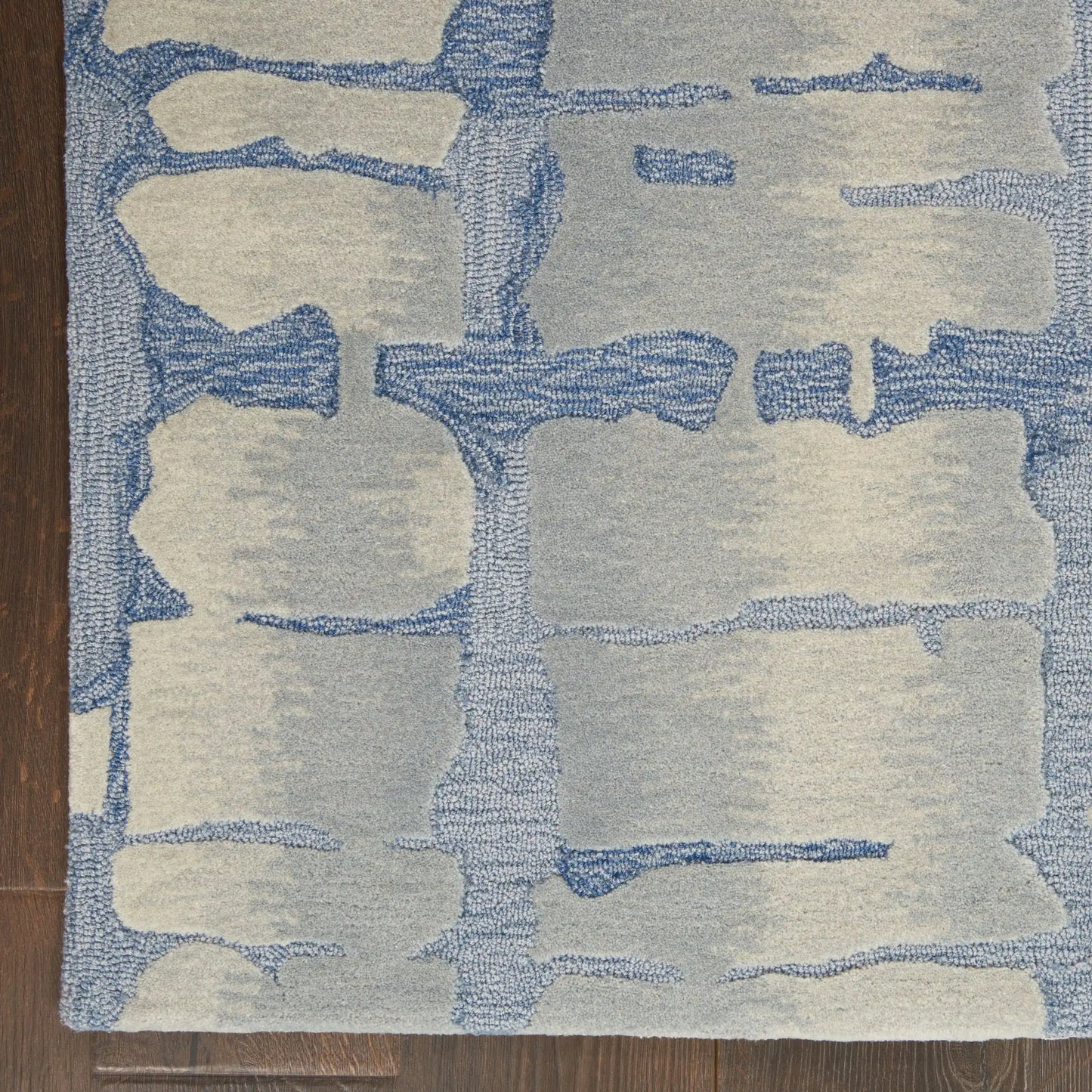 Symmetry SMM04 Blue Grey Rug RS