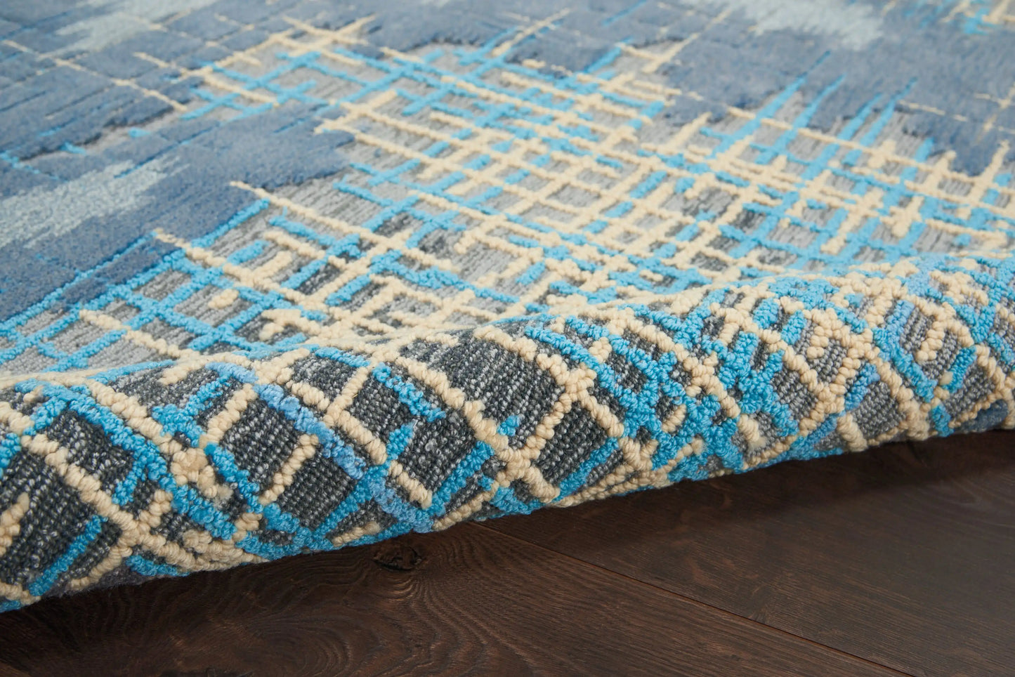Symmetry SMM08 Blue Beige Rug RS