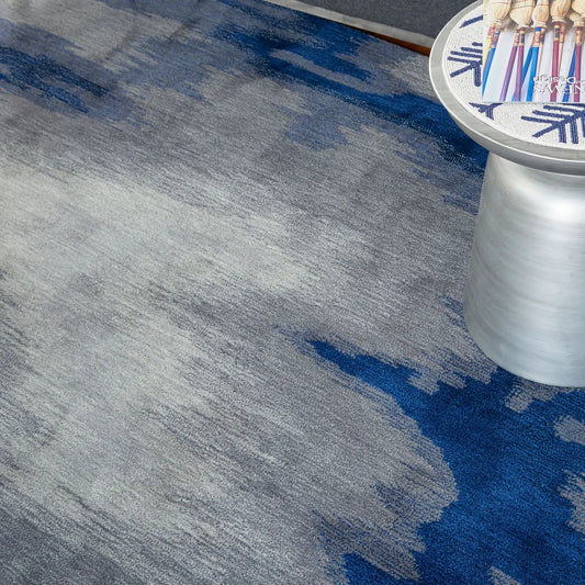 Symmetry SMM10 Grey Blue Rug RS