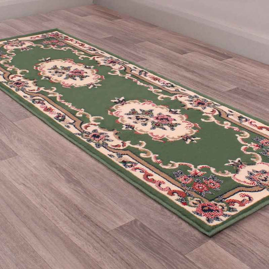 Sandringham Runners in Green by Rugstyle