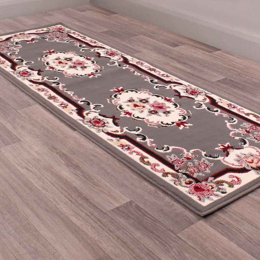 Sandringham Runners in Grey by Rugstyle