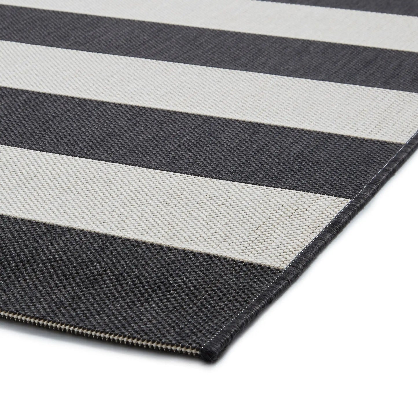 Santa Monica 48644 Black White Rug RS