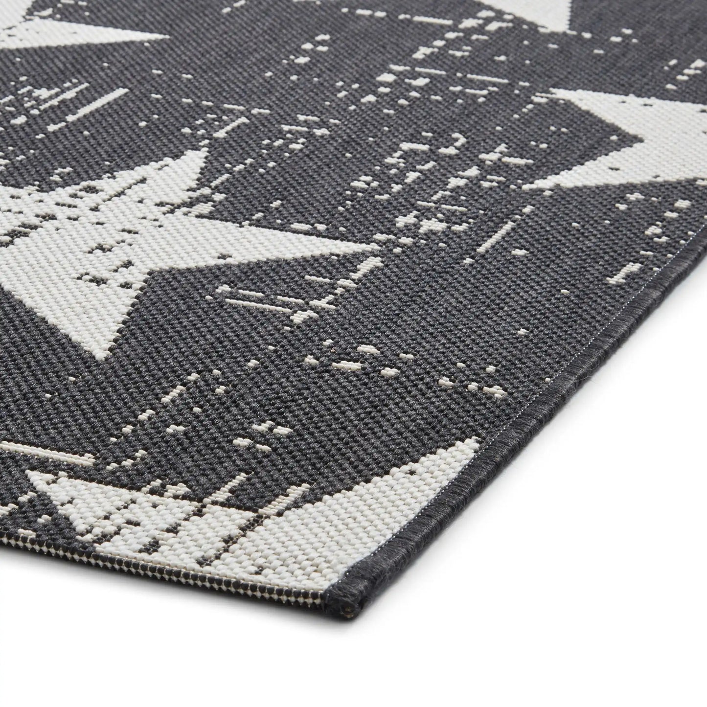 Santa Monica 48648 Black White Rug RS