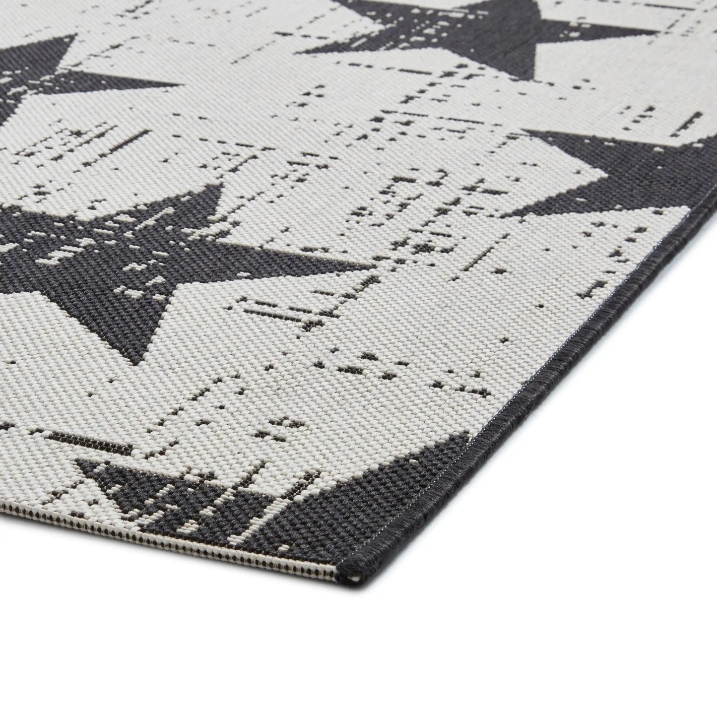Santa Monica 48648 White Black Rug RS