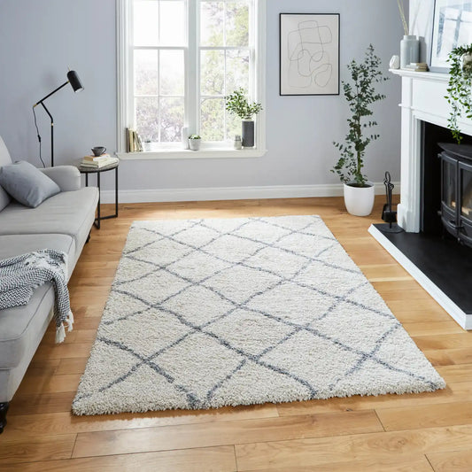 Scandi Berber G257 Cream Grey Rug RS
