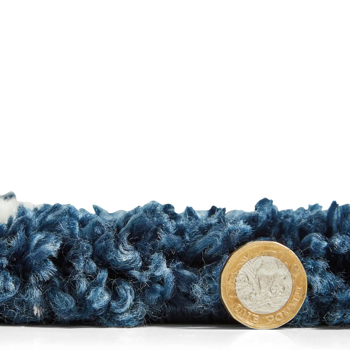 Scandi Berber G257 Navy Cream Rug RS