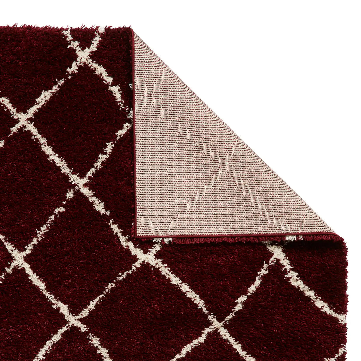 Scandi Berber G257 Red Cream Rug RS