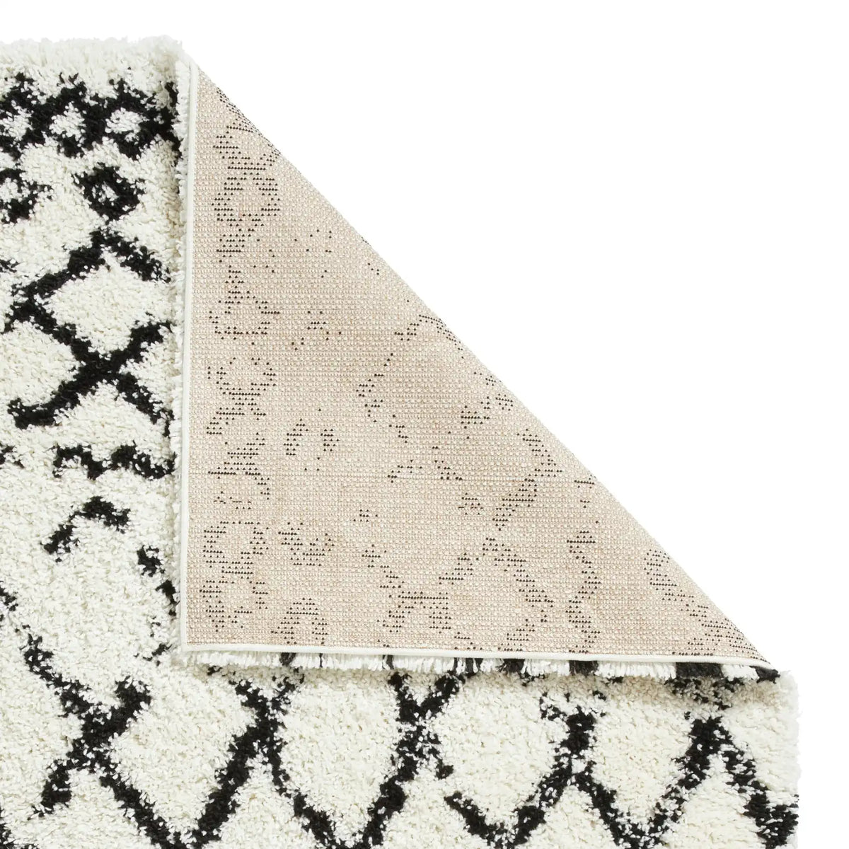 Scandi Berber G272 White Black Rug RS