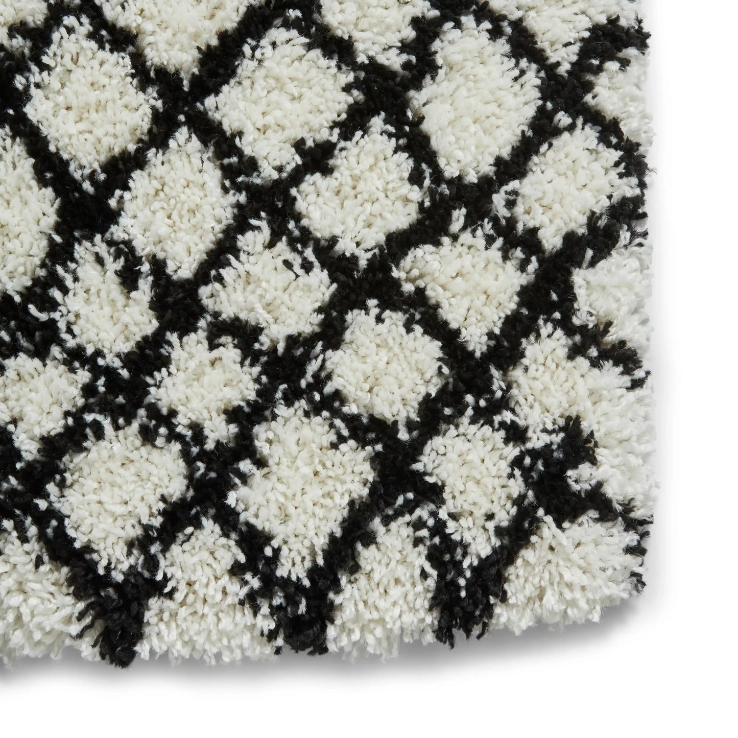 Scandi Berber G276 White Black Rug RS