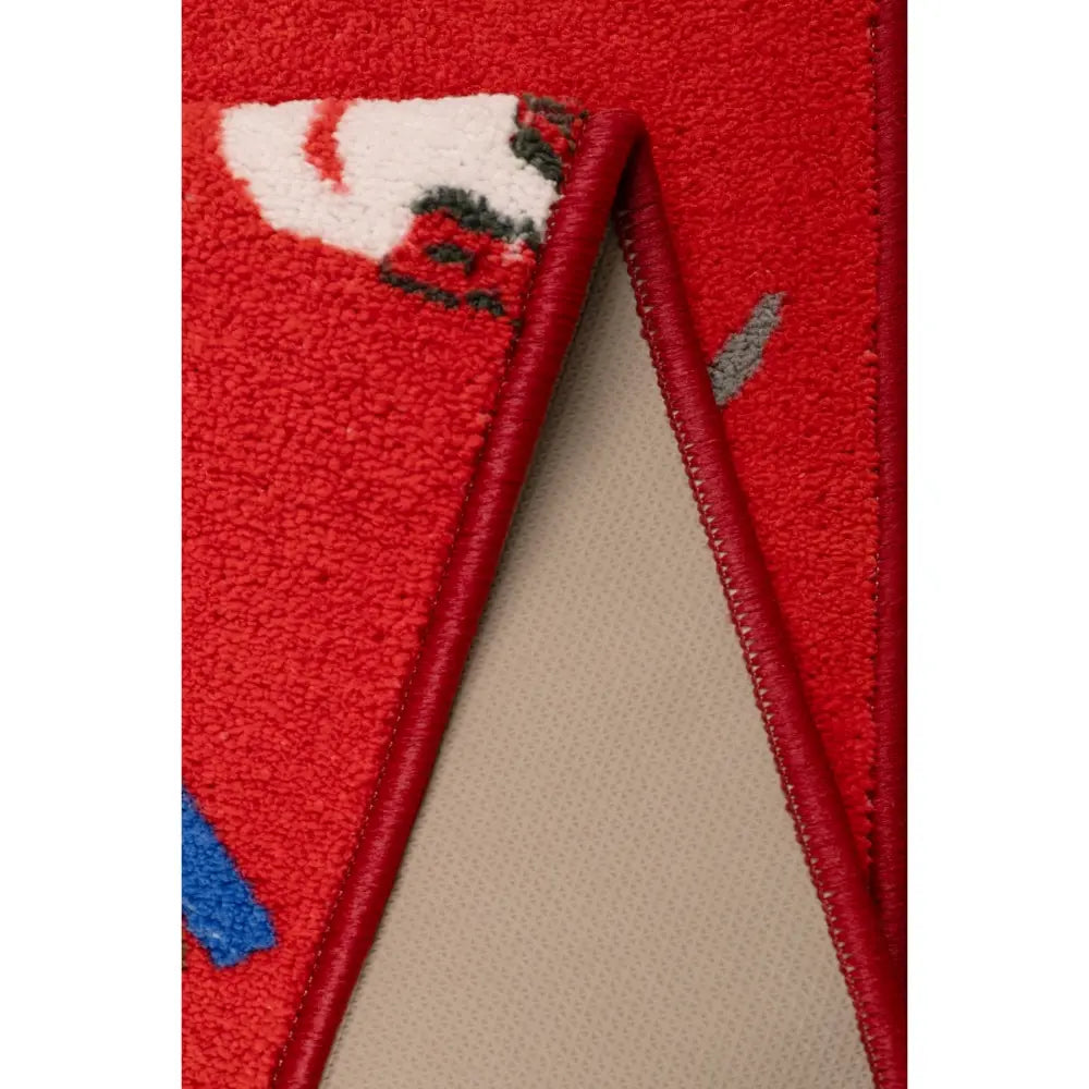 Seasonal Runners Multi Cats Red Washable RS