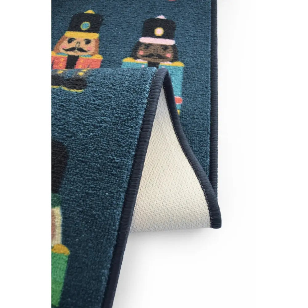 Seasonal Runners Nutcracker Navy Washable RS