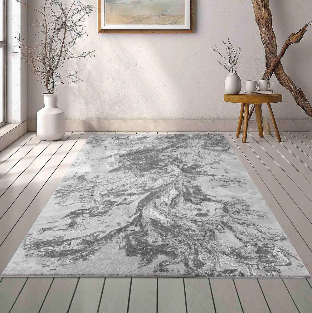 Serdim Serenity 268 Grey Portrait Rug