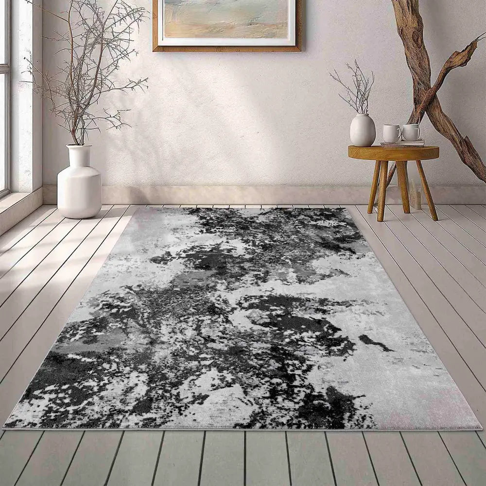 Serdim Serenity 271 Black Portrait Rug