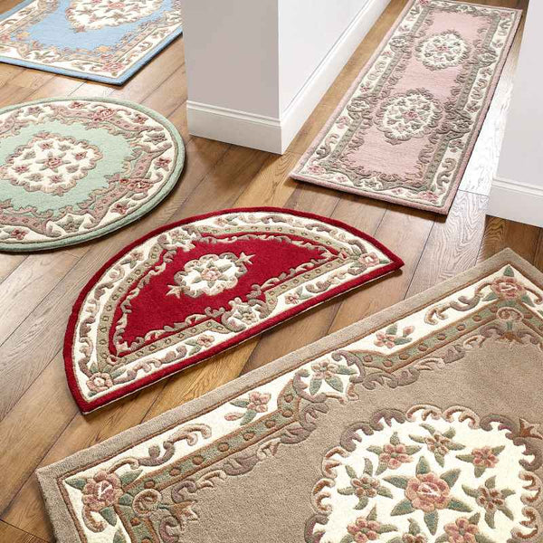 Esin Traditional Rug Shensi Traditional Wool Rugs in Beige – The Rug Seller