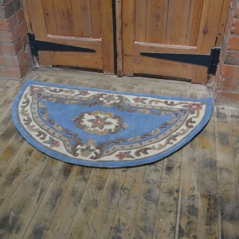 Shensi Traditional Half Moon Rugs in Blue – The Rug Seller