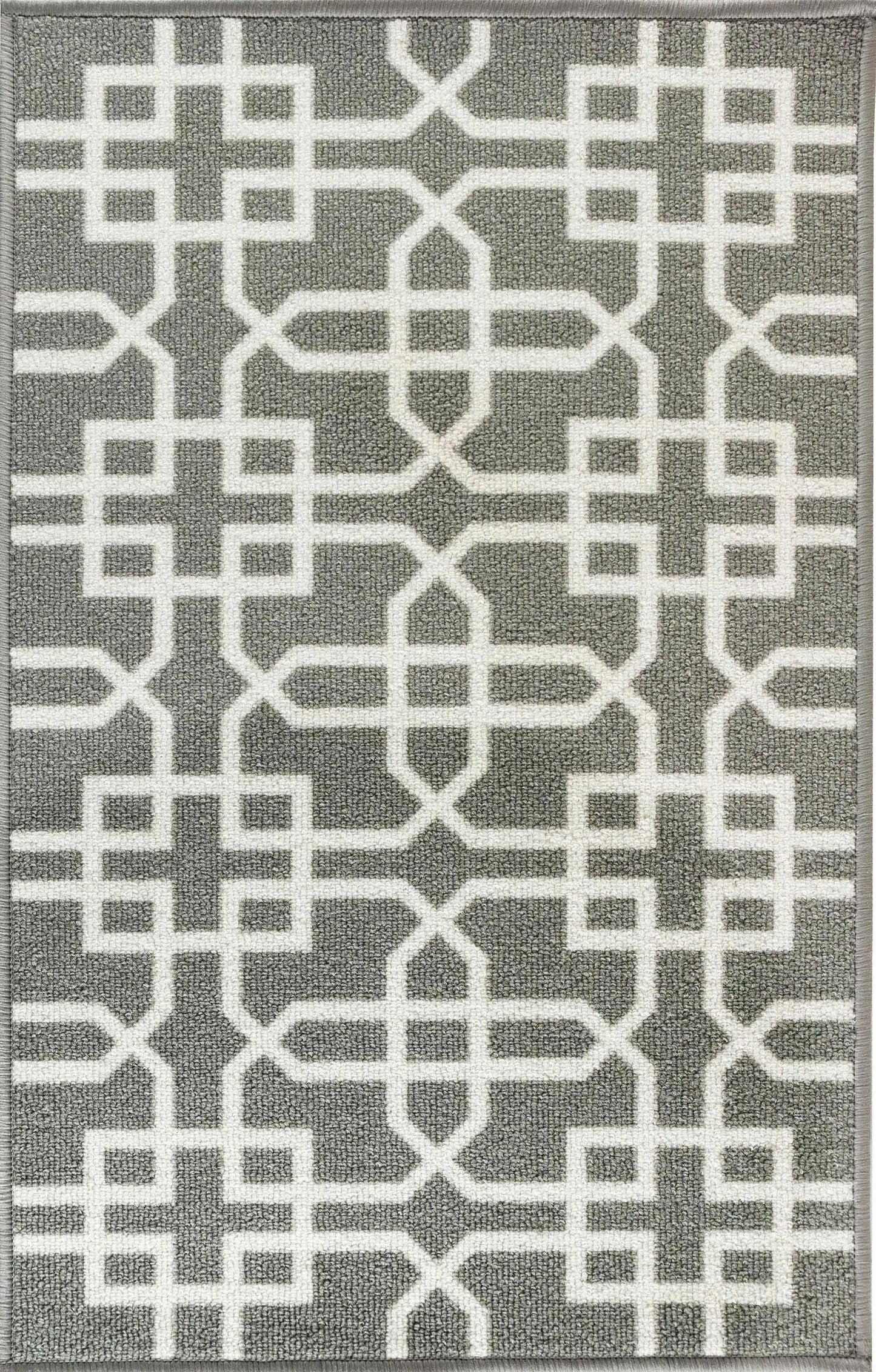 Washable Gel-Back Havana Siam Grey Cream Rug