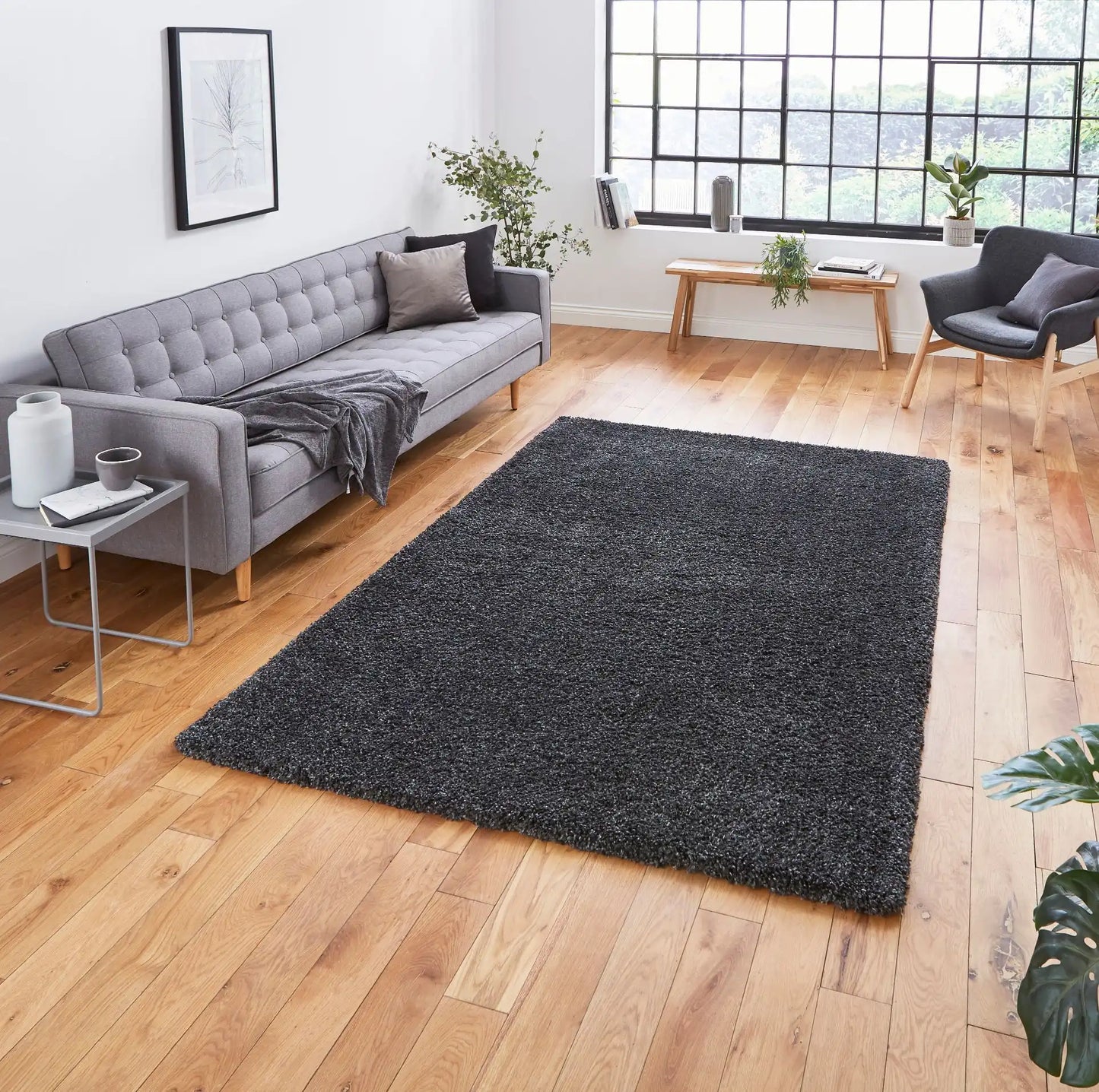 Sierra 9000 Dark Grey Rug RS