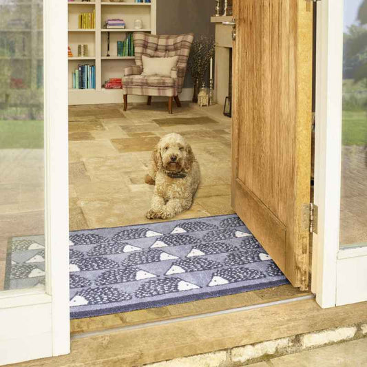 Spike All Over Washable Doormats in Slate Grey by Turtle Mat x Scion
