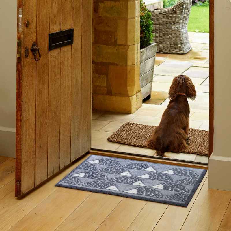 Spike All Over Washable Doormats in Slate Grey by Turtle Mat x Scion
