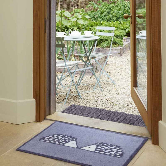 Spike Kissing Washable Doormats in Slate Grey by Turtle Mat x Scion