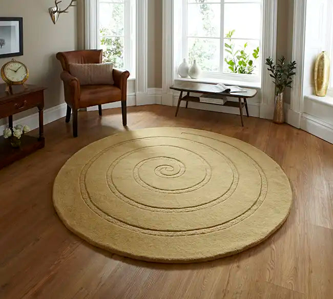 Spiral Gold Rug RS