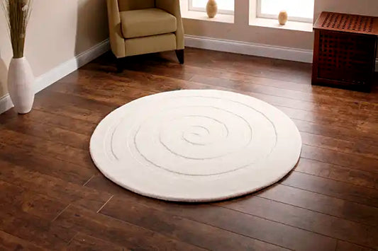 Spiral Ivory Rug RS