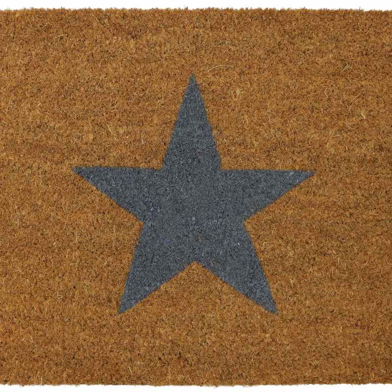 Star Coir Doormats in Natural