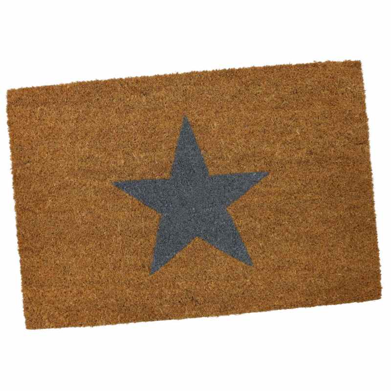 Star Coir Doormats in Natural