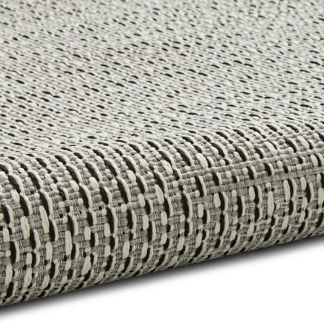 Stitch Outdoor Stitch 9682 Grey Black Rug RS