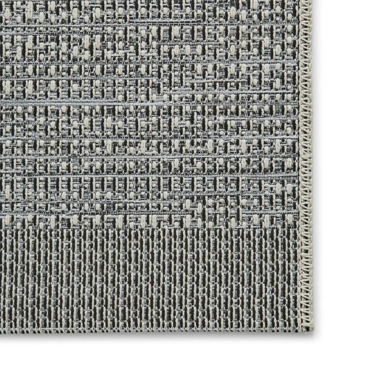 Stitch Outdoor Stitch 9682 Silver Black Rug RS