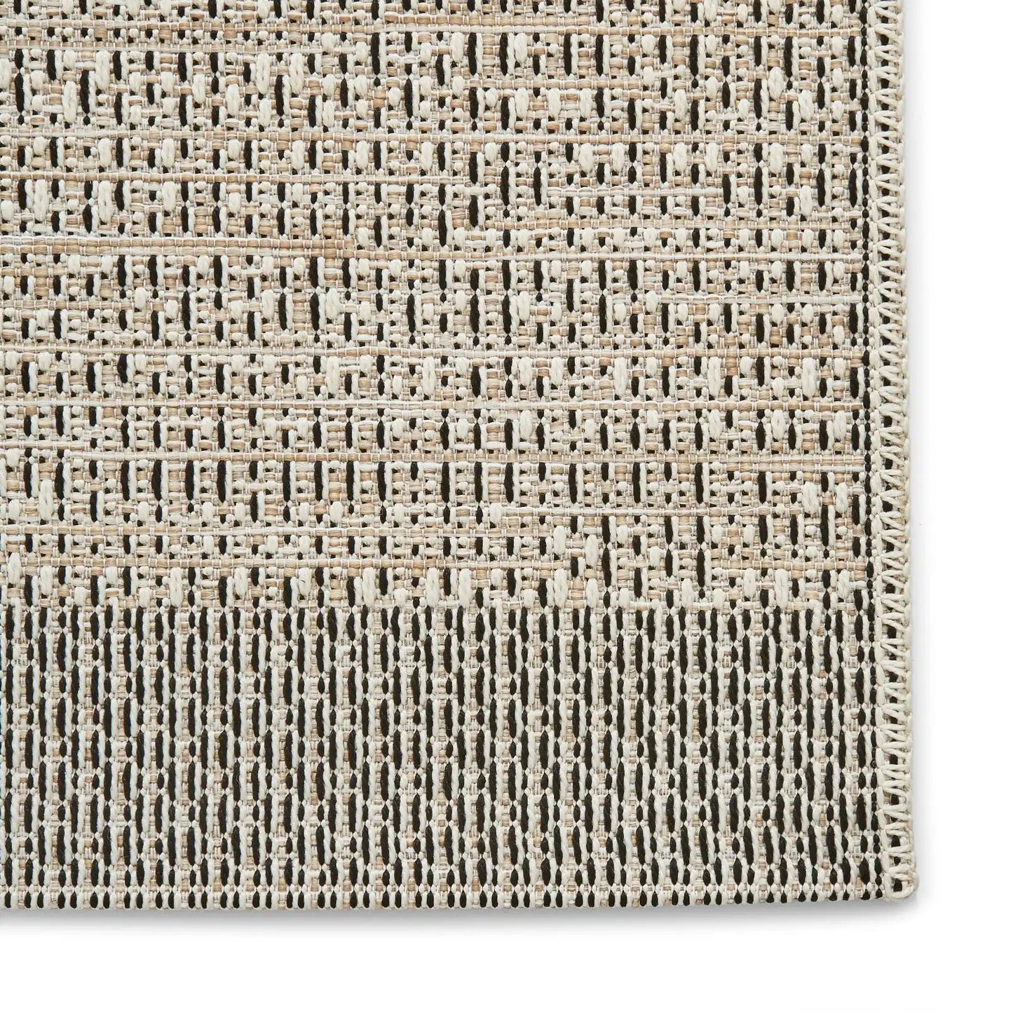 Stitch Outdoor Stitch 9682 Beige Black Rug RS