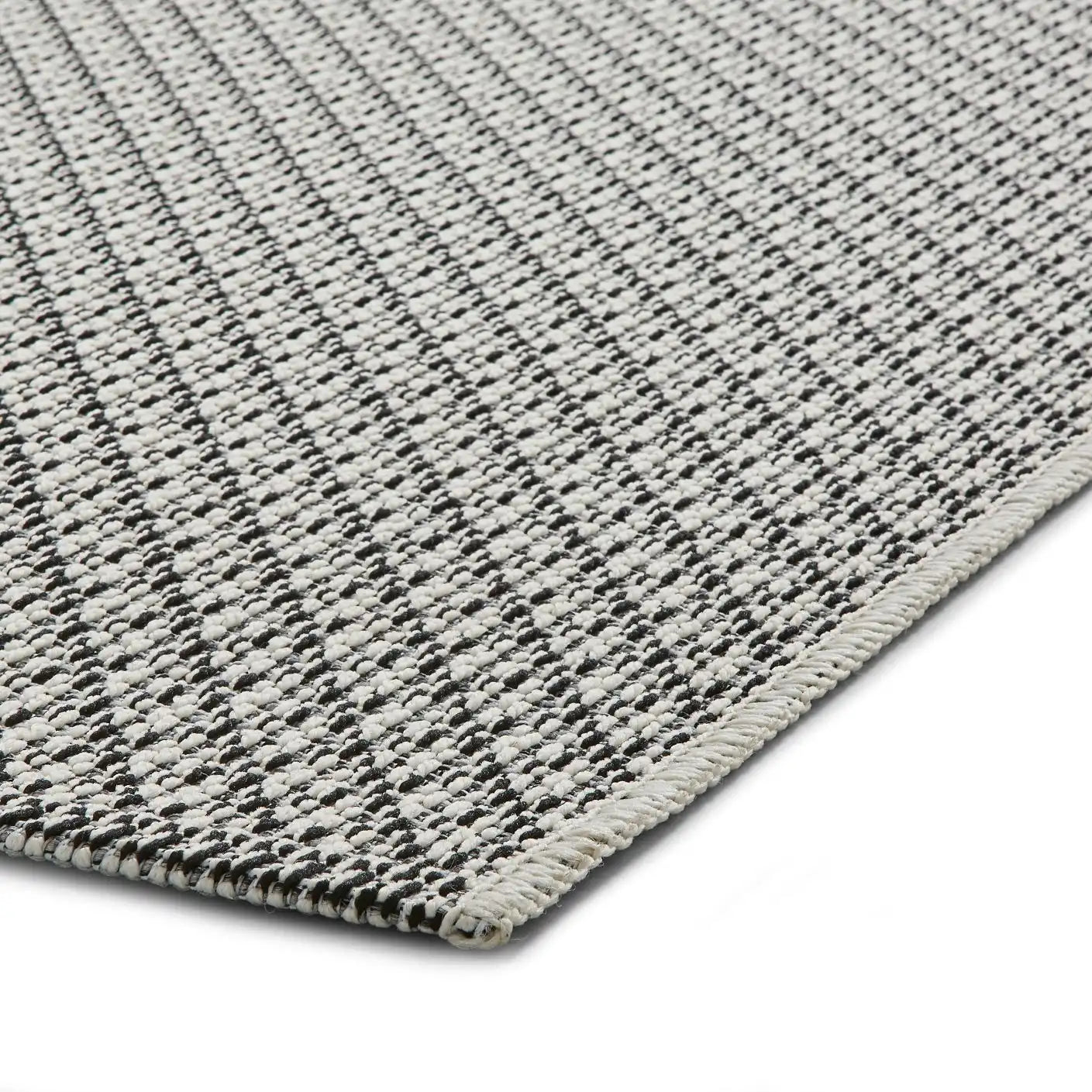 Stitch Outdoor Stitch 9683 Ivory Black Rug RS